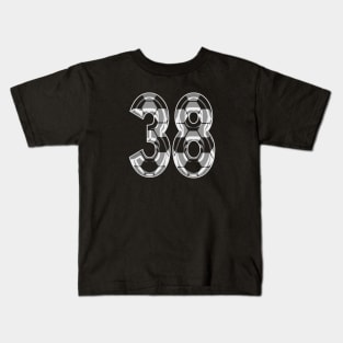 Soccer Number 38 Soccer Jersey #38 Soccer Mom Player Fan Kids T-Shirt